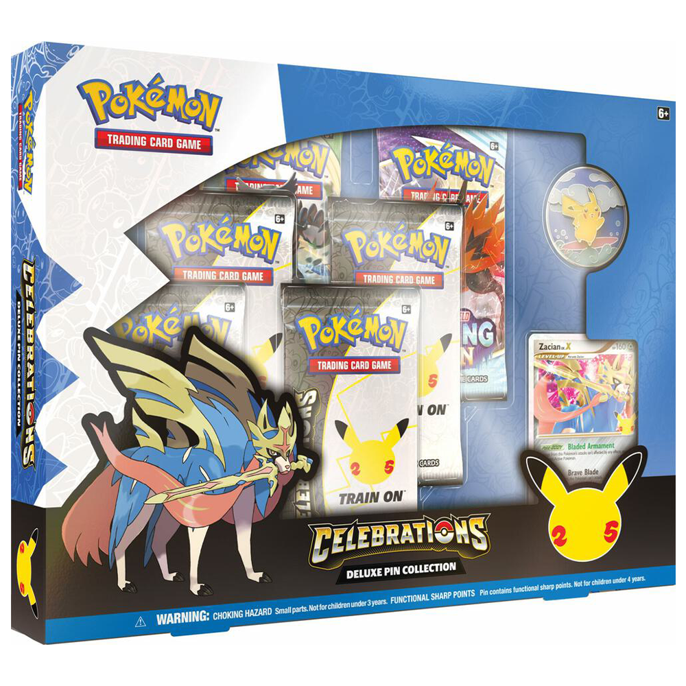 25th Celebrations Collection (Zacian) – Pack Vault Live